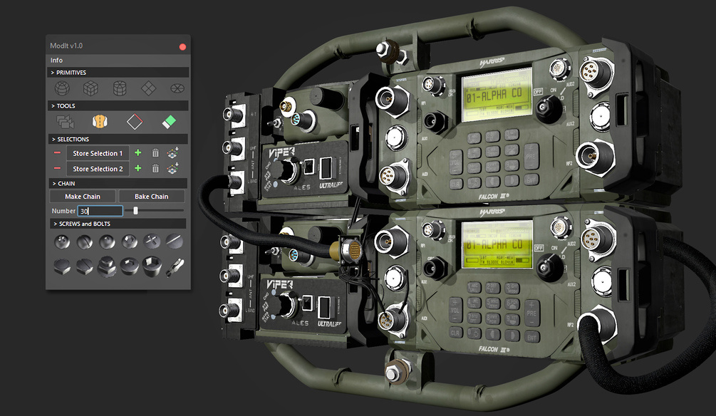 Maya硬表面插件 ModIt for Maya插图1 Maya硬表面插件 ModIt for Maya