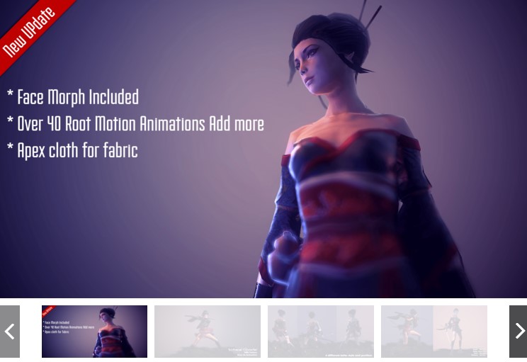 KCharacter女角色虚幻4UE4插图 KCharacter女角色虚幻4UE4