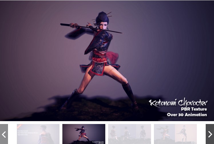 KCharacter女角色虚幻4UE4插图1 KCharacter女角色虚幻4UE4